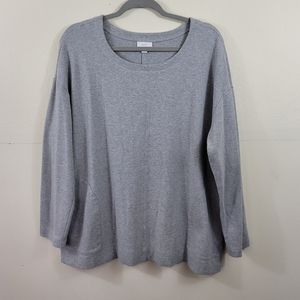 Pure Jill Cotton Blend Shirt Top Sz XL